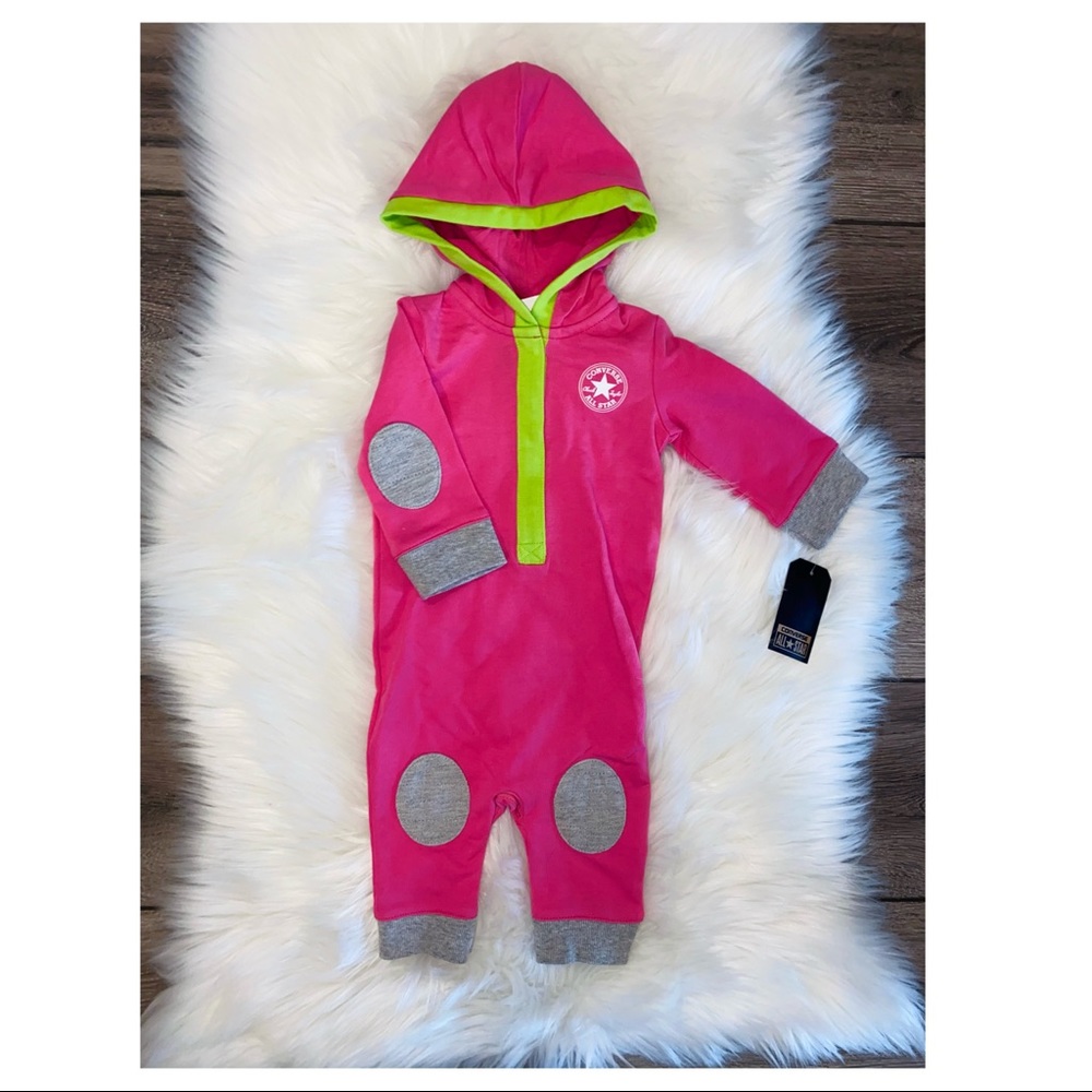 New baby girl converse set